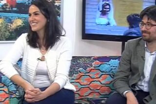 Desirée Benavides y su marido pintor