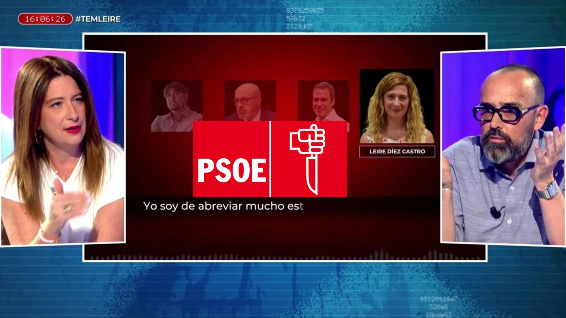 Leire Díez acorralada por Risto Mejide