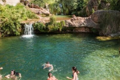 Pozas de la Pesquera, en Beceite