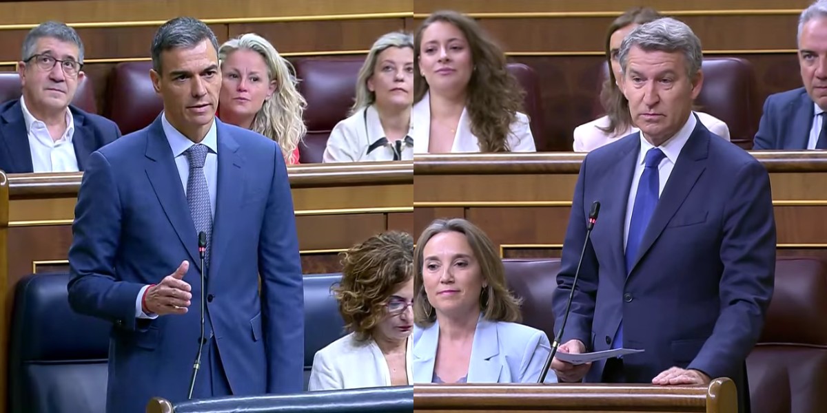 Pedro Sánchez y Alberto Núñez Feijóo.