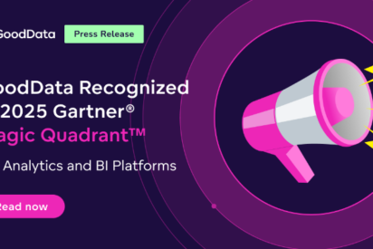 GoodData reconocida en el Cuadrante Mágico 2025 de Gartner(R) para plataformas de análisis y BI