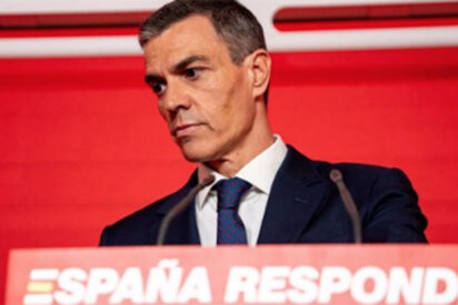 Pedro Sánchez, al final de la escapada. 