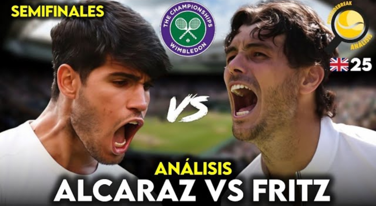 Cu&aacute;ndo y d&oacute;nde ver en TV el Alcaraz vs Fritz de semifinales en Wimbledon