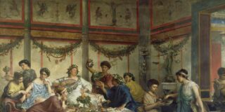 Banquete de los antiguos romanos