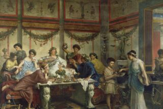 Banquete de los antiguos romanos
