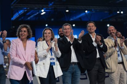 Feijóo y dirigentes del PP