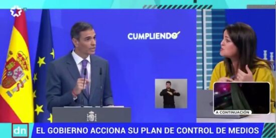 Pedro S&aacute;nchez y Ketty Garat.