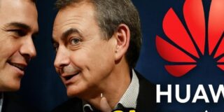 Sanchez, Zapatero y Huawei