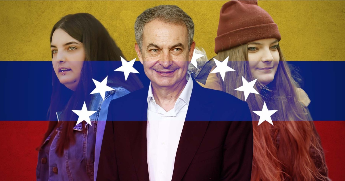 Zapatero con sus hijas y el negocio de Venezuela