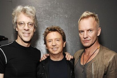 Andy Summers y Stewart Copeland con Sting