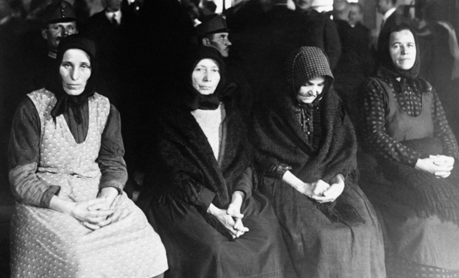 Asesinas de Nagyrev, en su juicio, en 1929