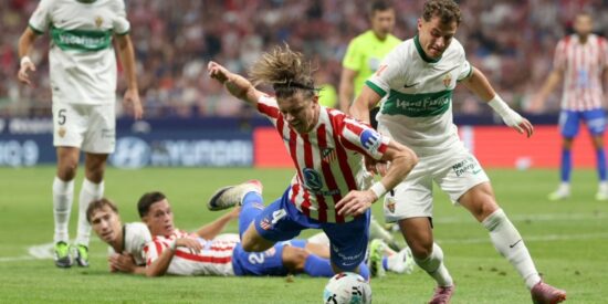 El Atl&eacute;tico de Madrid sigue en la penumbra y Elche le arrebata otros dos puntos en el Metropolitano