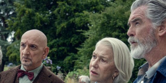 Ben Kingsley, Helen Mirren y Pierce Brosnan, tres de los protagonistas de El club del crimen de los jueves.
