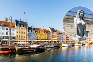 Copenhague y la estatua de la sirenita condenada