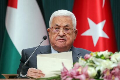 El líder palestino Mahmud Abbas