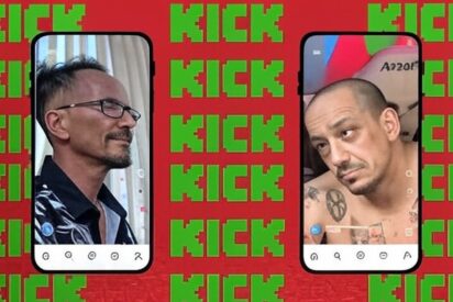 El streamer francés fallecido en directo, Jean Pormanove, y el español Simón Pérez.