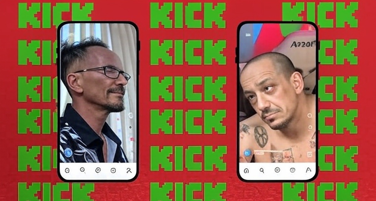 El streamer francés fallecido en directo, Jean Pormanove, y el español Simón Pérez.