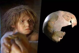 La niña de Skhul y su craneo