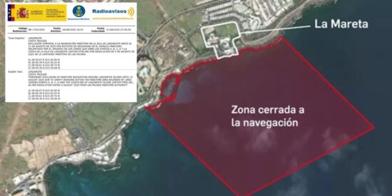 La zona de exclusión ordenada por Sánchez frente a La Mareta