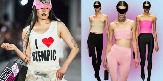 Modelos muy delgadas en pasarela