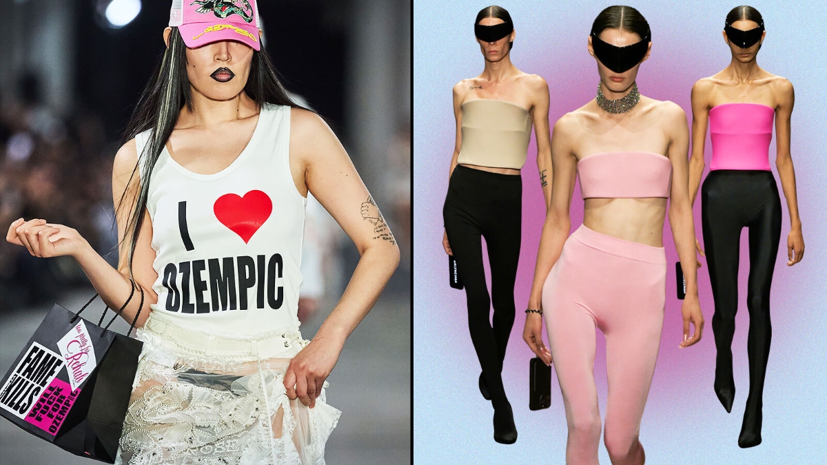 Modelos muy delgadas en pasarela