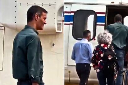 Sánchez al estilo norcoreano: monta un teatrillo con socialistas en su visita a los incendios pero no puede evitar los abucheos