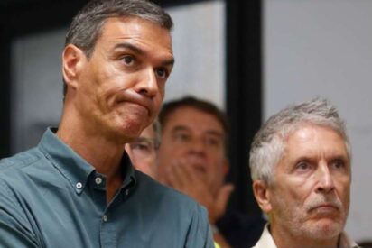 Sánchez con Marlaska (PSOE)