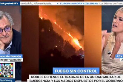 Bronca monumental en el plató de ‘Espejo Público’ que acaba fatal para la activista Afra Blanco