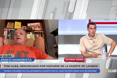 Antonio Naranjo etiqueta en directo y en su cara al cómico Toni Albà de "idiota con balcones"