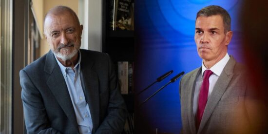 Arturo Pérez-Reverte y Pedro Sánchez.