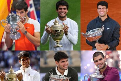Alcaraz y sus seis Grand Slams