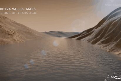 Asi debio ser el Valle Neretva en Marte