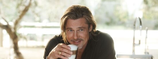 Brad Pitt y el café