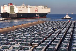 Coches eléctricos chinos para exportación