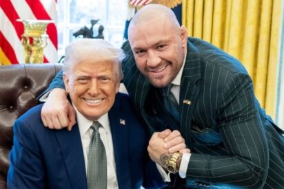 Conor McGregor con Trump