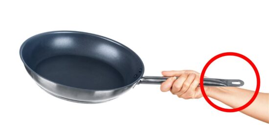 El agujero de la sarten