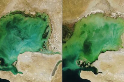 El mar Caspio se reduce de forma acelerada, descendió más de un metro en la última década