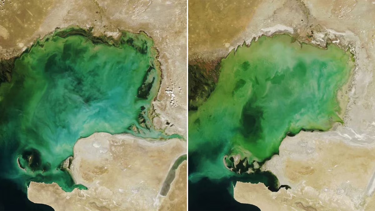 El mar Caspio se reduce de forma acelerada, descendió más de un metro en la última década