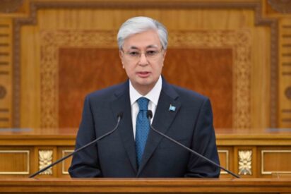 El presidente Tokayev.