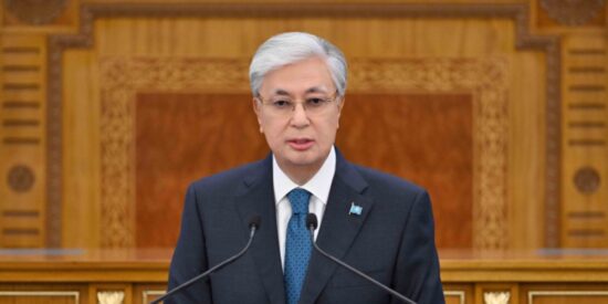 El presidente Tokayev.