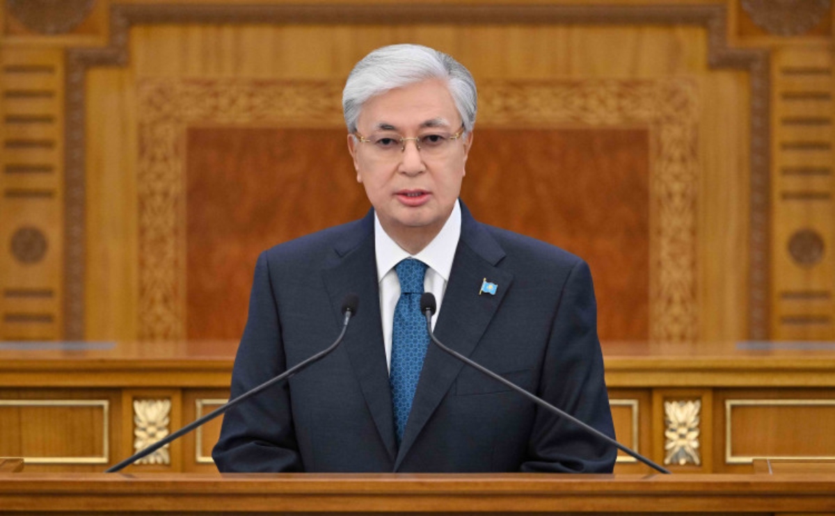 El presidente Tokayev.