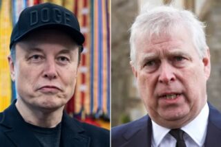 Elon Musk y el príncipe Andrés