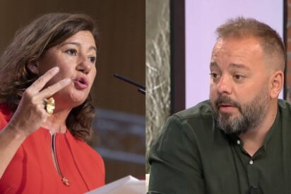 Francina Armengol y Antonio Maestre.