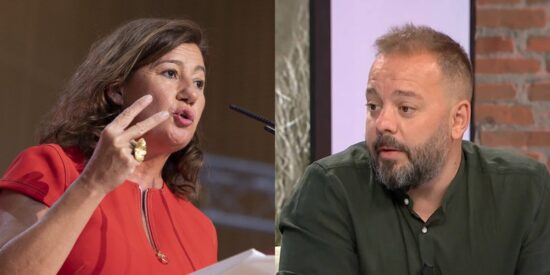 Francina Armengol y Antonio Maestre.