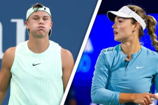 Holger Rune y Anna Kalinskaya