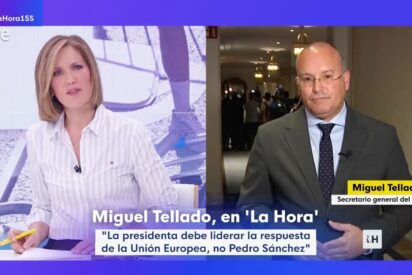 Silvia Intxaurrondo y Miguel Tellado.