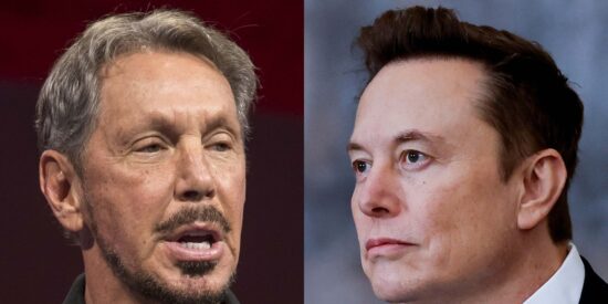 Larry Ellison y Elon Musk