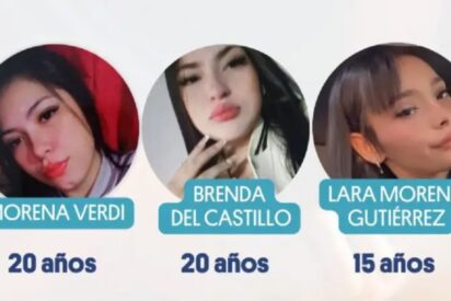 Las tres asesinadas en Argentina