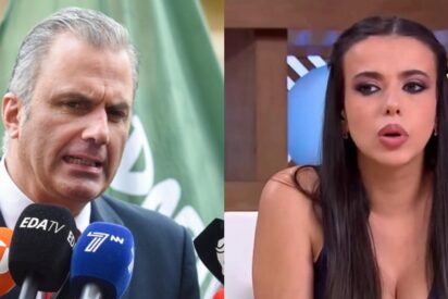 Javier Ortega Smith y Sarah Santaolalla.