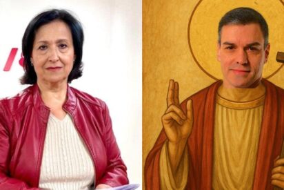 Paqui Santaella y Pedro Sánchez.